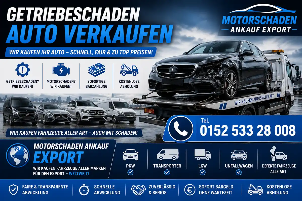 Auto Gebrauchtwagen Ankauf Geländewagen Verkaufen mit Motorschaden Getriebeschaden   Velbert