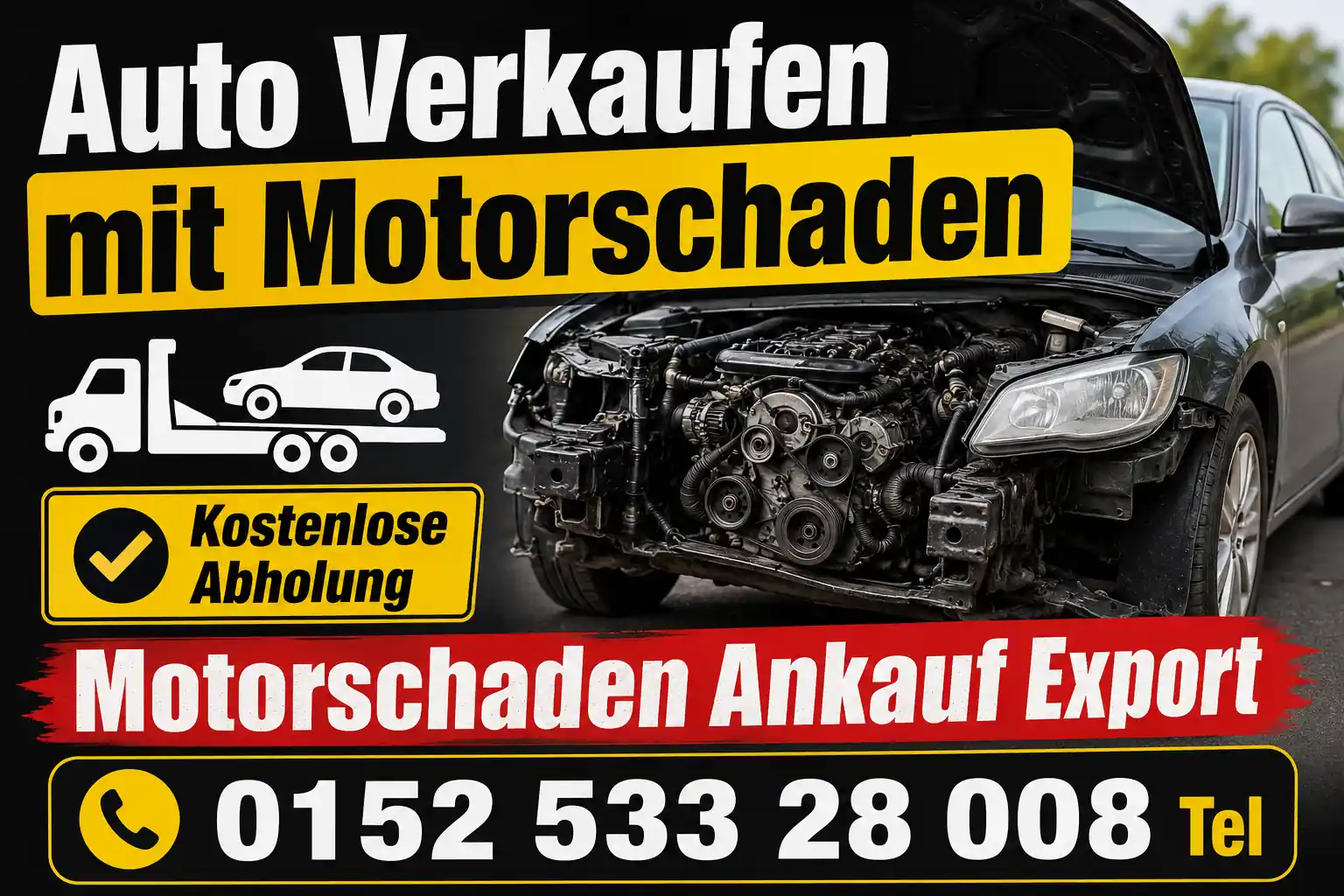 auto verkaufen motorschaden kostenlose Abholung Velbert